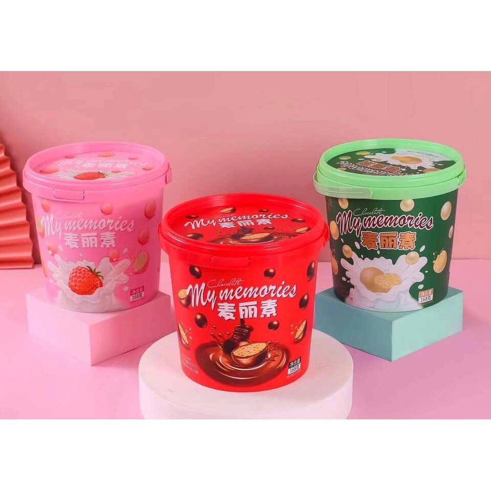 Kẹo socola bi mini MYLIKES xô 128gr