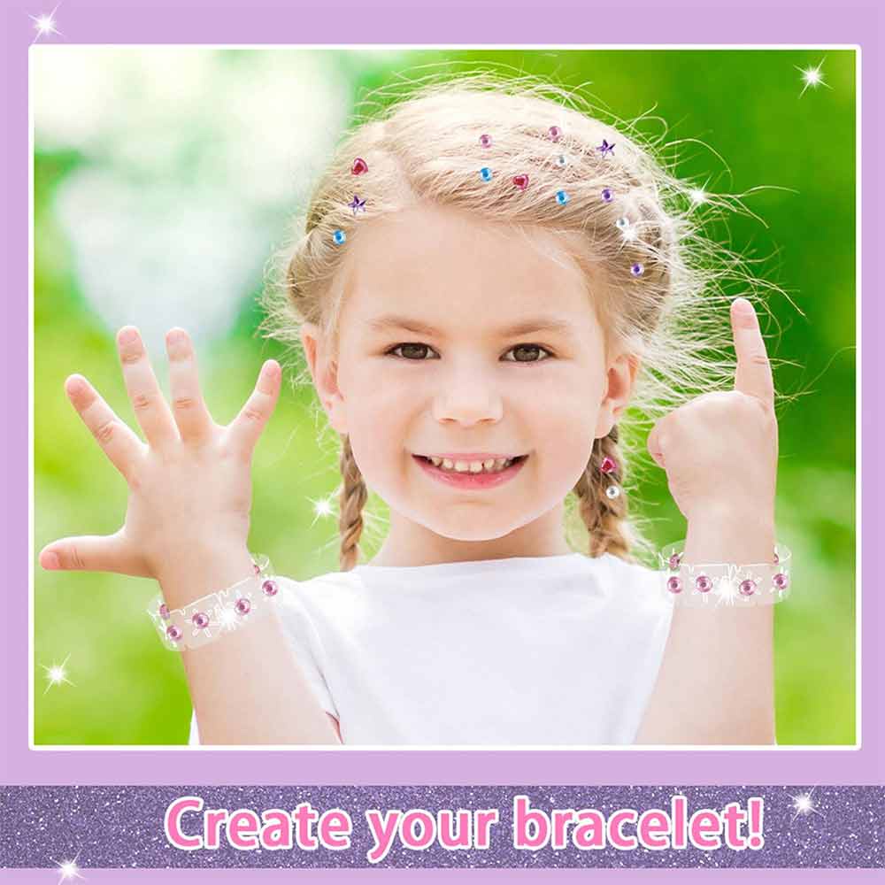 Hair Bedazzler Kit with Hair Gems,Bling Gem Machine, Hair Gem Stamper,Hair Accessories