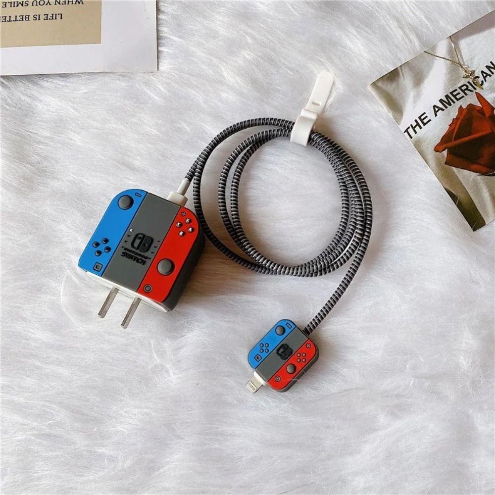 Vỏ Silicon Bảo Vệ Hộp Sạc Nhanh 18w / 20w 18w-20w Hình Máy Chơi game Cầm Tay Dễ Thương