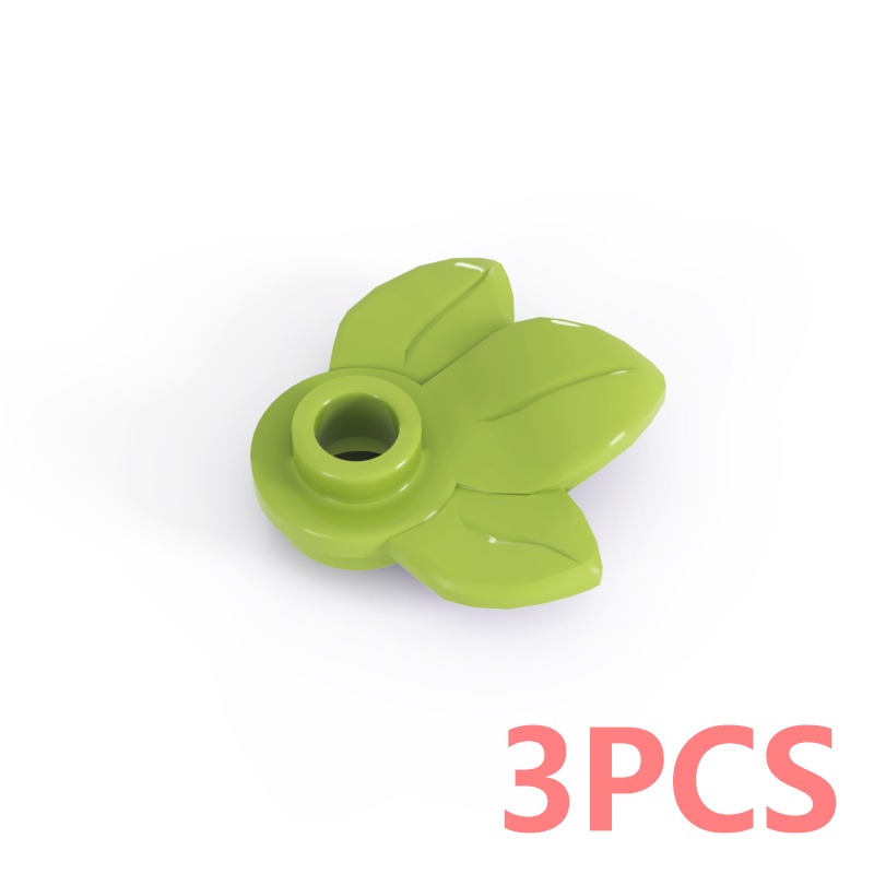 Bộ Đồ Chơi Lắp Ráp Chanh 32607 Hình Tròn 1x1 Với 3 Lá Cho Bé