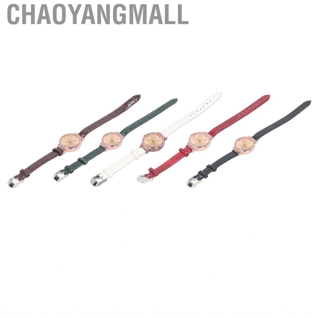 Chaoyangmall Women Minimalist Watch Ultra Thin Leather Strap Casual Fashion Wrist Ladies Watches Simple Dress Quartz Analog