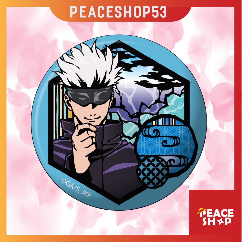 Huy hiệu Anime Jujutsu Kaisen Lấp Lánh Huy Hiệu Anime Chú Thuật Hồi Chiến Phụ Kiện Anime Manga Ver 2 HH04