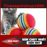 Đồ chơi bóng mềm dành cho chó mèo và thú cưng gặm ❤️