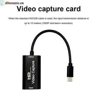 Thẻ ghi hình video chơi game type-c usb2.0 hdmi 4k 1080p