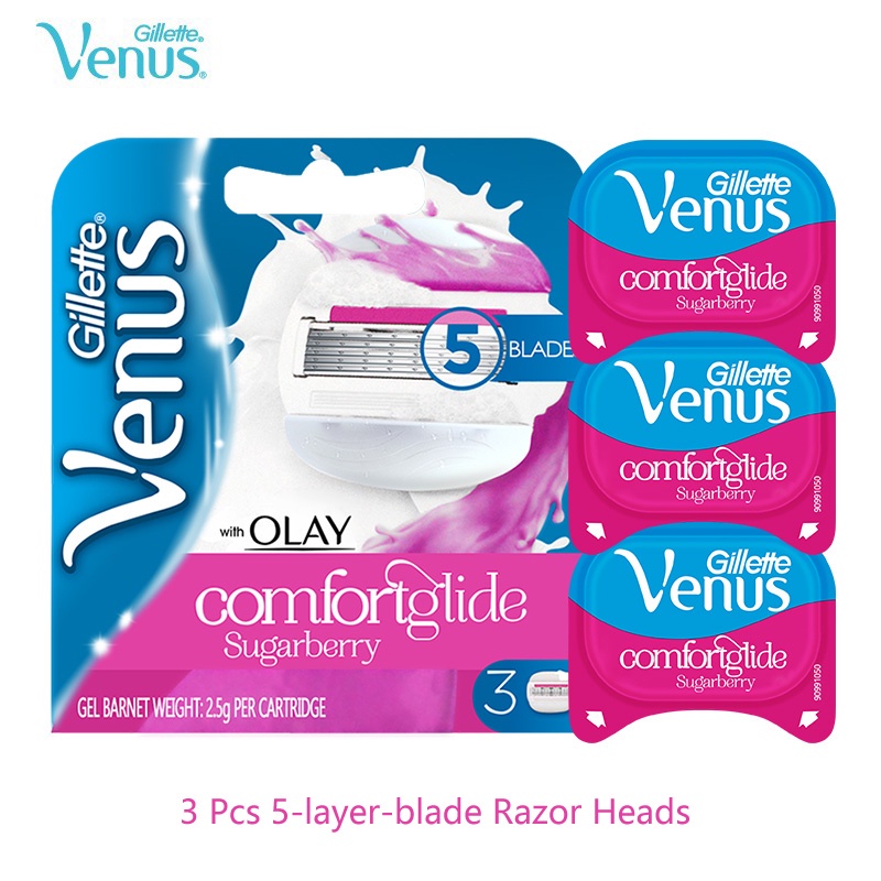 Gillette Lưỡi Dao Cạo Râu Với Xà Phòng Bôi Trơn Triệt Lông Toàn Thân Thoải Mái Cho Nữ