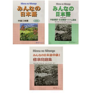 Sách tiếng nhật - combo minna no nihongo trung cấp 1 – trình độ n3