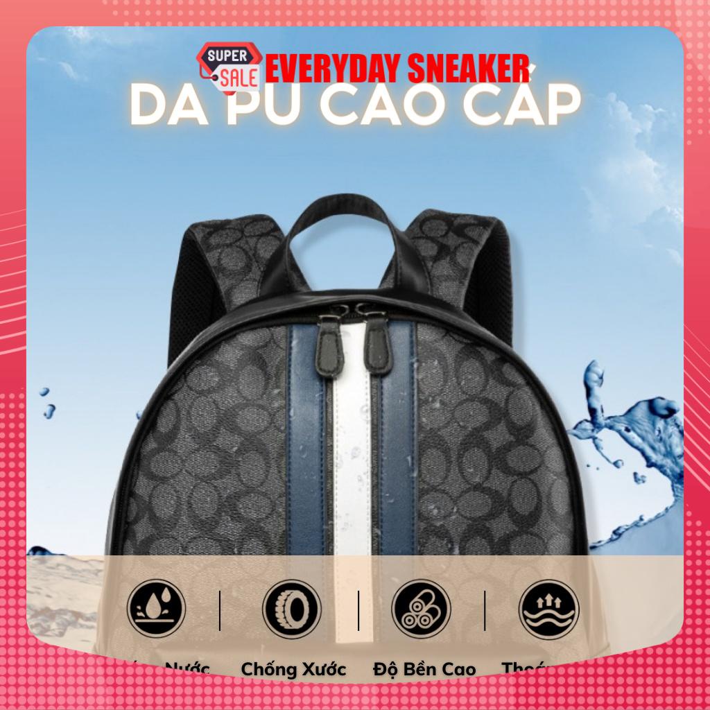 🌟✅Balo 3 sọc Đi Học Ba Lô Da Thời Trang Nam Nữ IBAG Balô da Lv Da Pu Cao Cấp   ✅🌺]