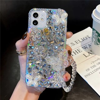 Ốp điện thoại silicon mềm chống sốc đính kim cương thủ công cho realme gt gt neo gt neo2 gt5 v11 v13 v15 v25