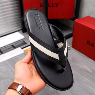 Dép Bally "Barry" đen trắng chính hãng dành cho nam