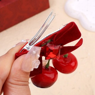 Kẹp Tóc Hình Quả Cherry Dễ Thương Dành Cho Nữ