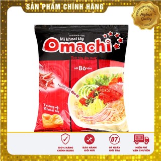 Combo 5 gói mì omachi xốt bò hầm gói