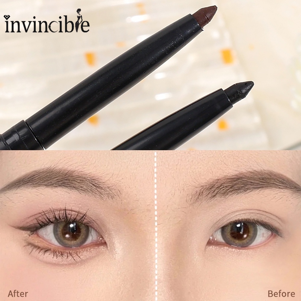 Bút Chì Kẻ Mắt Dạng Gel Màu Đen / Nâu Chống Nước Lâu Trôi Mịn Màng Không Dễ Lem