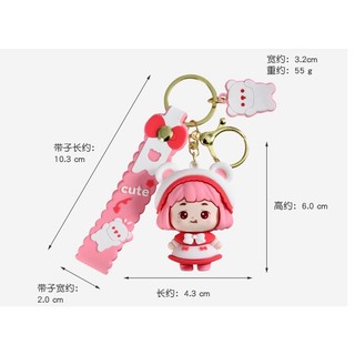 [sẵn] MÓC KHOÁ BÉ GÁI CAO CẤP [ngẫu nhiên]