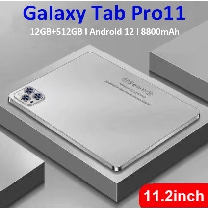 Máy tính bảng mới 16GB + 512GB Máy tính bảng Galaxy 11,2 inch máy tính bảng giải trí giá rẻ dành cho học tập và văn phòn