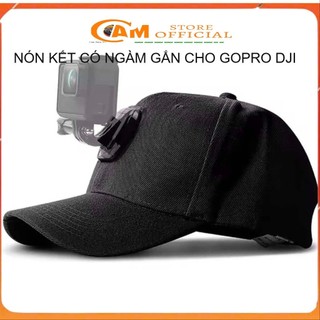 nón kết đội đầu gắn action cam máy quay camera nhỏ gọn