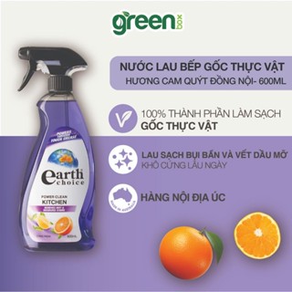 Nước Tẩy Rửa Nhà Bếp EARTH CHOICE Dành Cho Nhà Bếp Làm Sạch Các Vết Dầu Mỡ, Mảng Bám Trên Bề Mặt Bếp Dung Tích 600ML