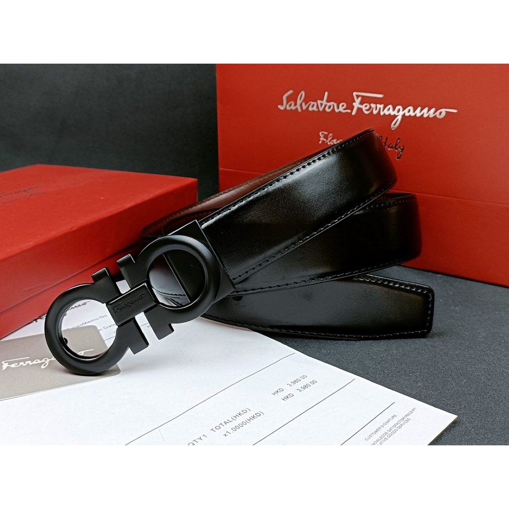 Hàng Có Sẵn! Ferragamo Dây Nịt Da Thật Cao Cấp Thời Trang Cho Nam Và Nữ