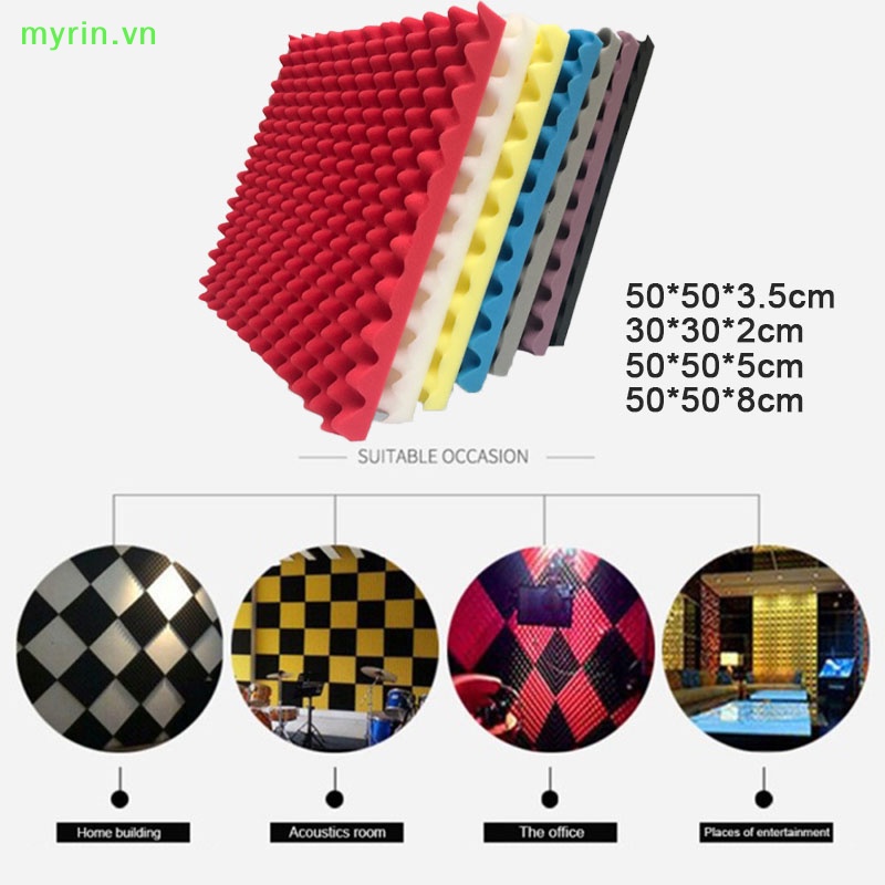 Myrin Mút Xốp Cách Âm Dán Tường Cho studio