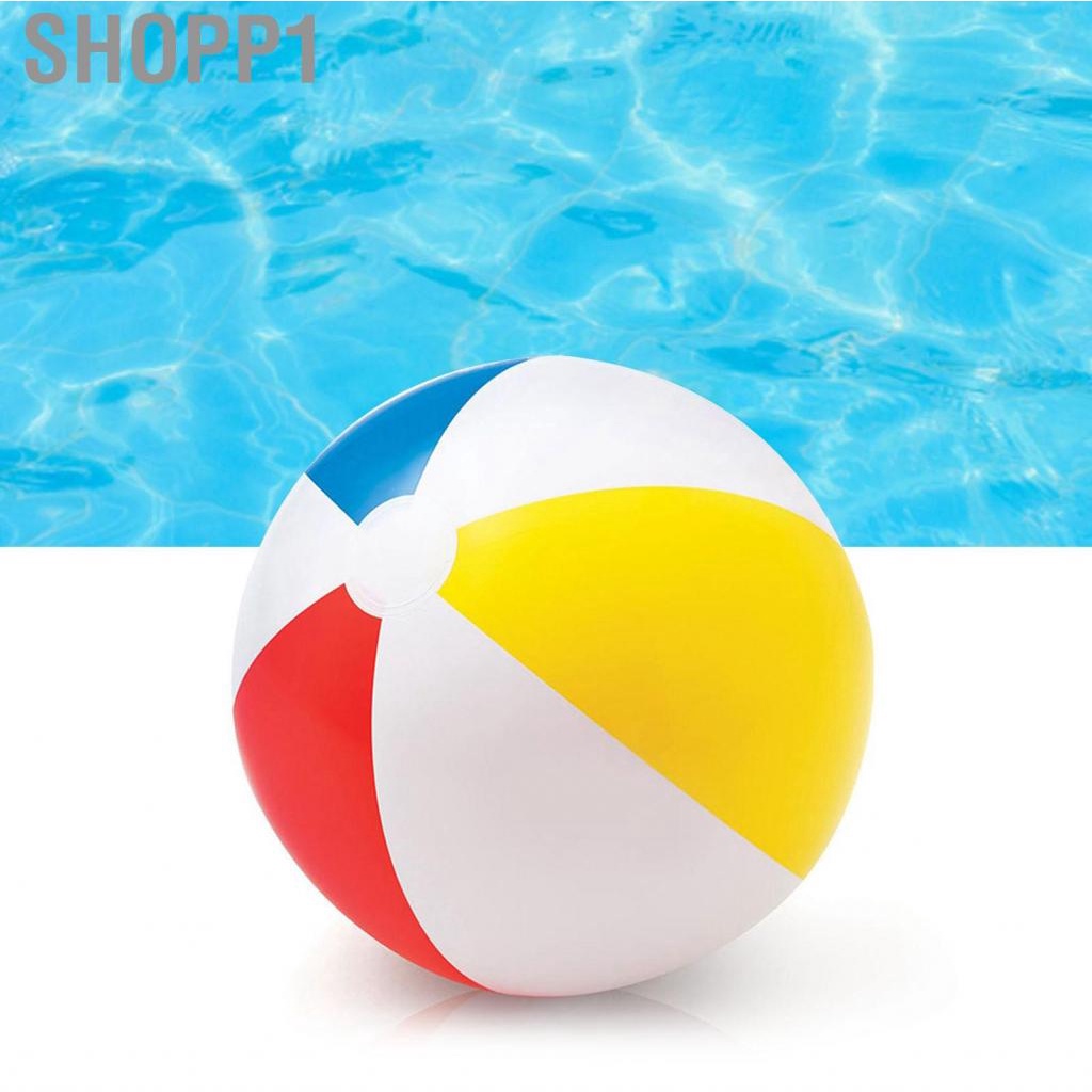 Shopp1 New Four Color Beach Ball Inflatable For Swimming Pool Water Sports