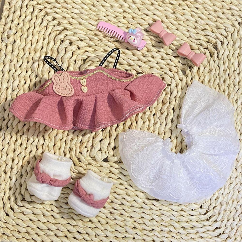 Bộ Quần Áo cotton 20cm mini 20cm Họa Tiết Hoạt Hình Dễ Thương Cho Búp Bê