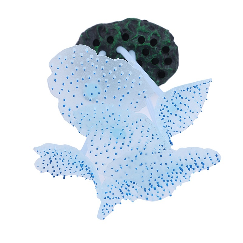 Jmvn) Sứa silicone Phát Quang Trang Trí Bể Cá
