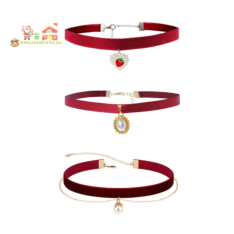 Mới Vòng Cổ choker Dây Nhung Thắt Nơ Trái Tim Chéo Quyến Rũ Cho Nữ