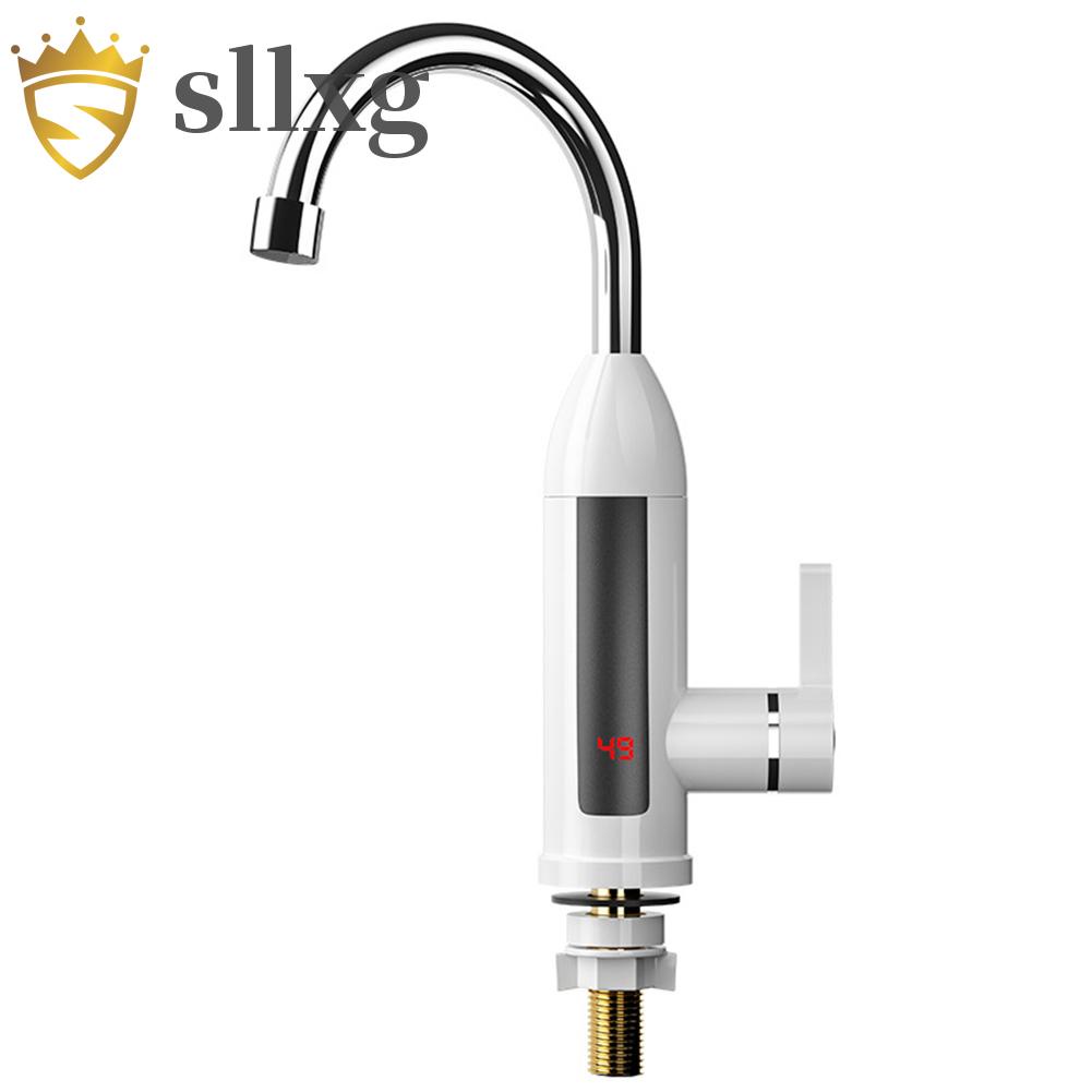 Vòi Nước Nóng Điện Tử Có Màn Hình lcd 3000w 220v Phích Cắm eu