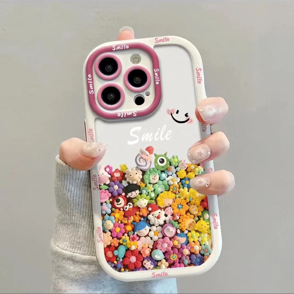 Ốp Điện Thoại Mềm In Hình Búp Bê Hoạt Hình Dễ Thương Cho Iphone 14 13Promax 12 11 7 / 8plus xc7p