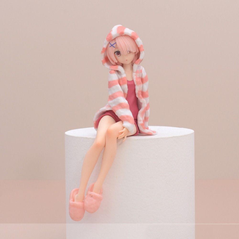 Mô Hình Đồ Ngủ Nhân Vật rem ram rem ram rem ram Trong Một Thế Giới Khác Nhau rem, kawaii rem ram rem ram action Bằng pvc Làm Quà Tặng