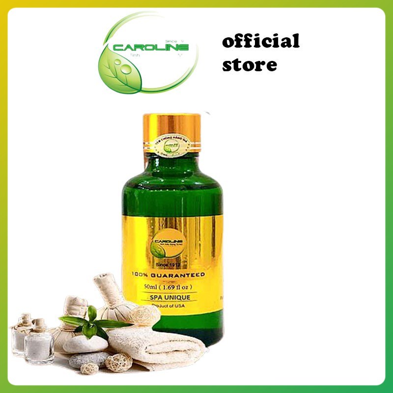Tinh dầu xông thơm phòng CAROLINE hương Nước hoa Spa Unique 10ml/50ml/100ml CAROLINE - Cam kết chính hãng