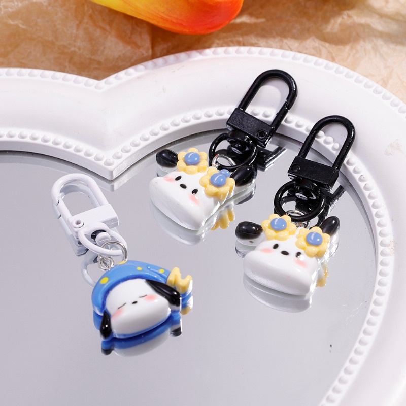 Hoạt Hình Móc Khóa Hình Cặp Đôi Đeo Kính Mát Ngủ / Mùa Hè Sáng Tạo Cá Tính