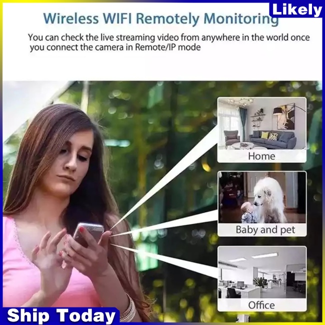Camera mini x5 hd 1080p Tầm Nhìn Ban Đêm Trọng Lượng Nhẹ Màu Trong Suốt