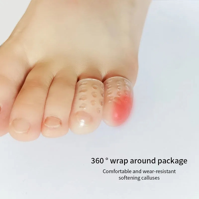 Silicone Mũ Silicon Bảo Vệ Ngón Chân Chống Ma Sát Thoáng Khí