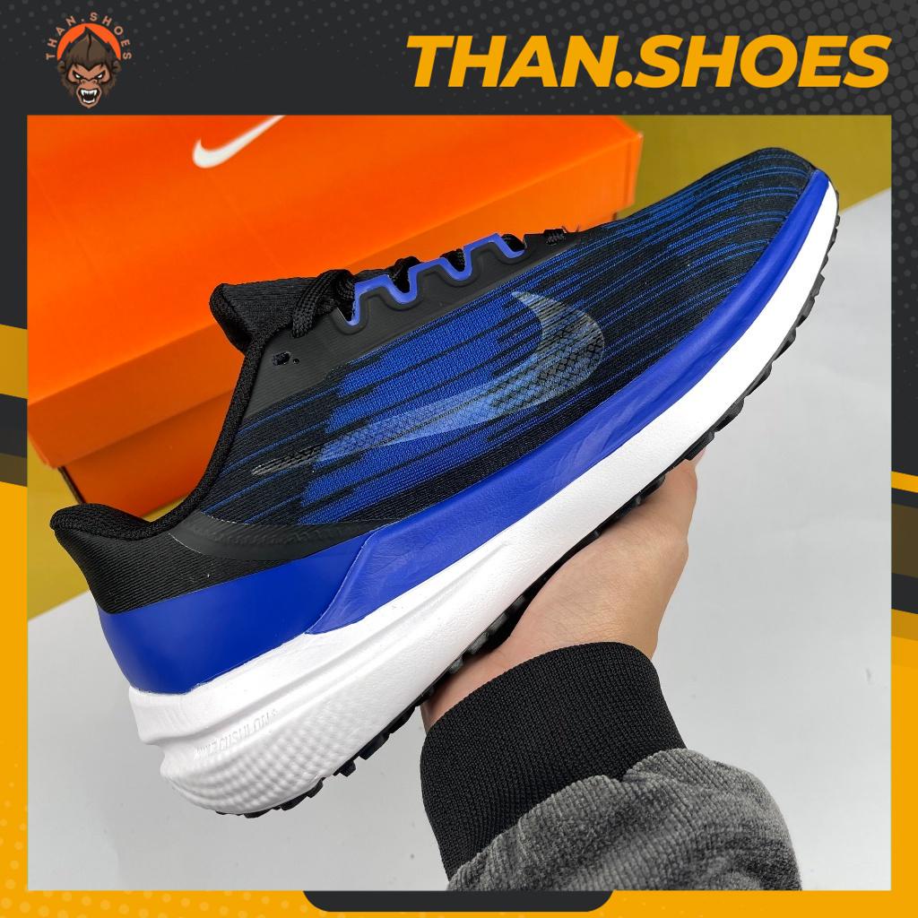 Giày Thể Thao Zoom Winflo 9 Black Old Royal, Zoom Winflo Xanh Biển Đen - Than.Shoes