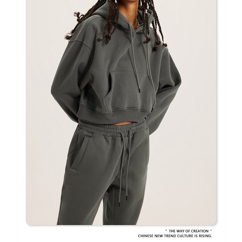 Áo Hoodie Màu Trơn Phong Cách Âu Mỹ Thời Trang Thu Đông 2023 amazon aliexpress