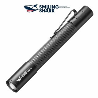 Đèn Pin Led Mini Siêu Sáng SMILING SHARK SD1211 XPE  cầm tay Clip bút có thể thu nhỏ ngoài trời không thấm nước cắm trại đi bộ đường dài Trang chủ khẩn