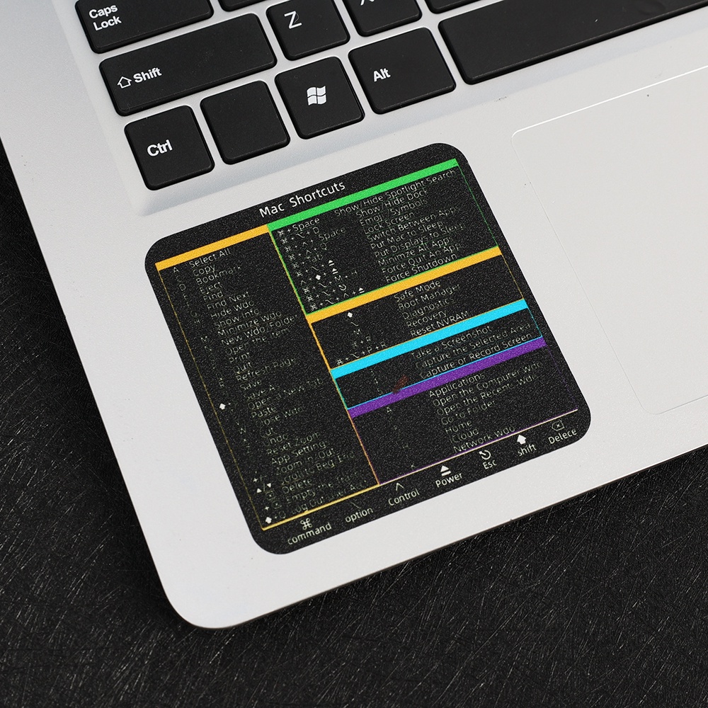 Màu Sắc Miếng Dán Phím Tắt / Ngắn Thông Dụng Cho Máy Tính laptop macbook