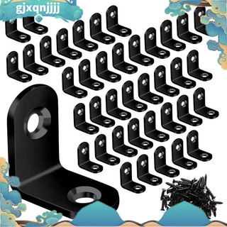 Set 40 giá đỡ góc vuông 90 độ hình chữ l cho đồ nội thất gỗ 80 vít gjxqnjjj