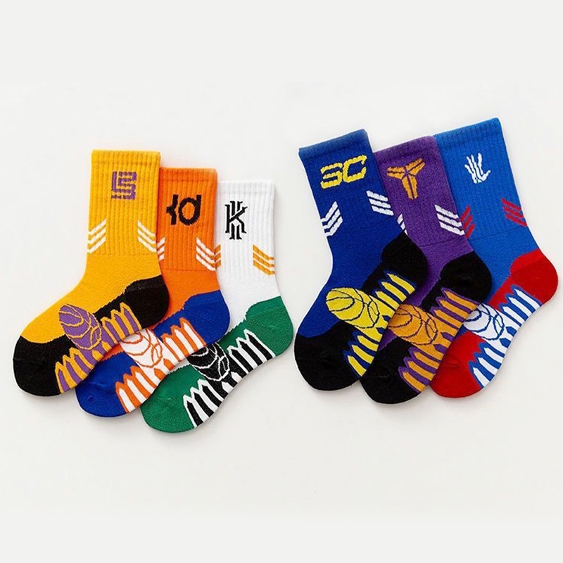 Vớ Thể Thao cotton Chống Trượt Thấm Hút Mồ Hôi Cho Bé Trai Và Gái 8-15 Tuổi