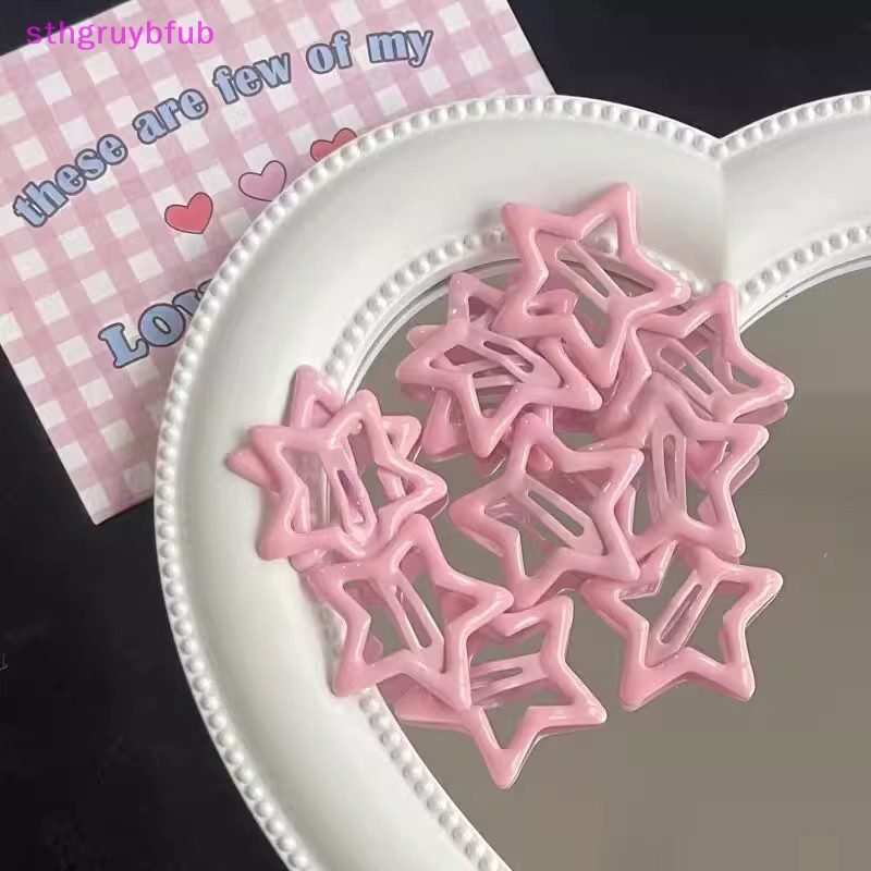 Sthb Set 5 Kẹp Tóc Ngôi Sao mini Bằng Kim Loại Nhiều Màu Sắc Ngọt Ngào Cho Bé vn