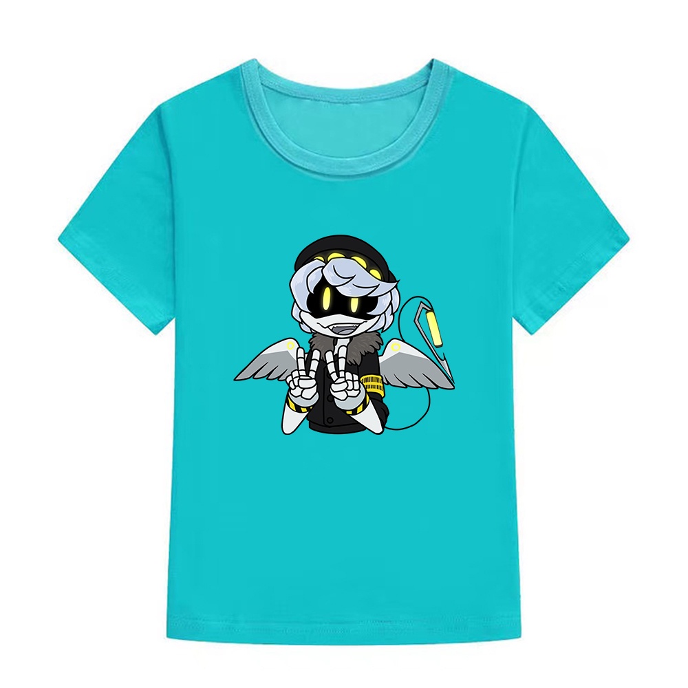 Áo Thun Tay Ngắn Dáng Rộng In Họa Tiết  Murder Drones Uzi Serial Cho Thanh Thiếu Niên