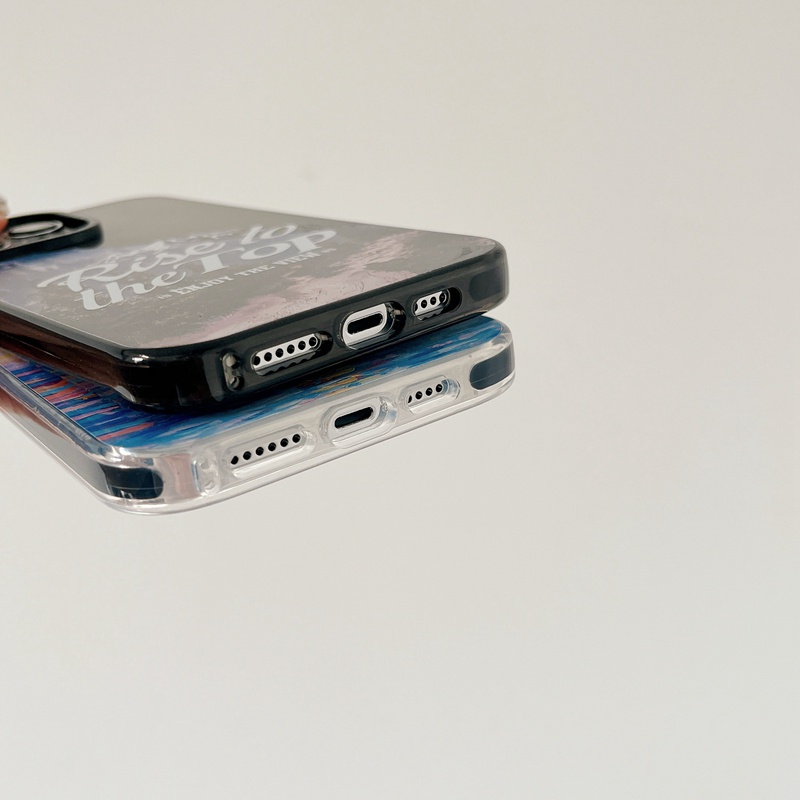 Ốp Điện Thoại silicone tpu Mềm Họa Tiết Sóng Biển Cho iphone 11 12 13 14 15 plus pro max