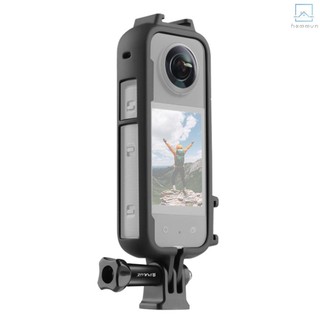 Puluz Khung Bảo Vệ Máy Ảnh Kèm Ngàm Gắn tripod Cho insta360 x3 #homevn