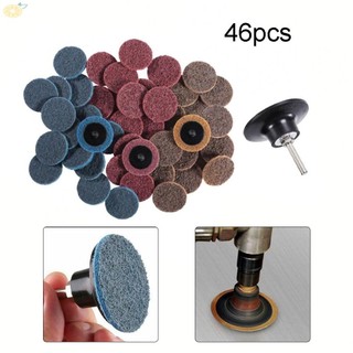 【VARSTR】46PCS Sanding Disc 2 Inch Rust&Paint Removal Discs with 1/4 Inch Holder