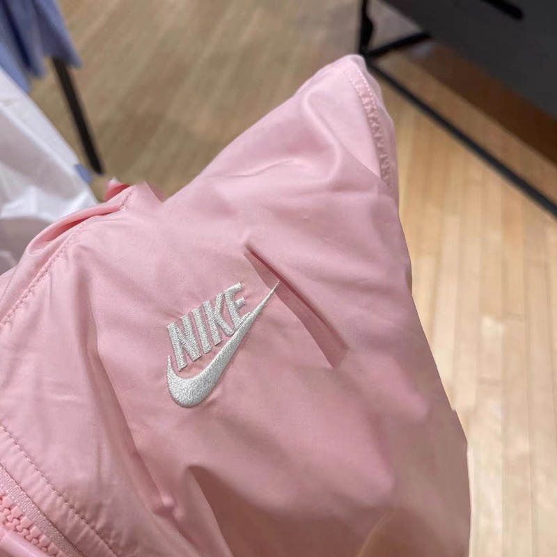 Nike Áo Khoác Có Mũ Thêu logo Thời Trang Cá Tính Cho Nữ