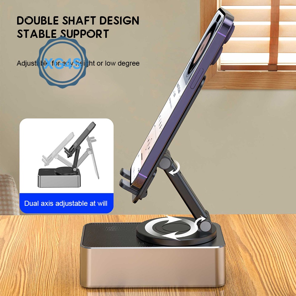 Loa bass Không Dây 2 Trong 1 Có Giá Đỡ Điện Thoại Cho Phòng Ngủ