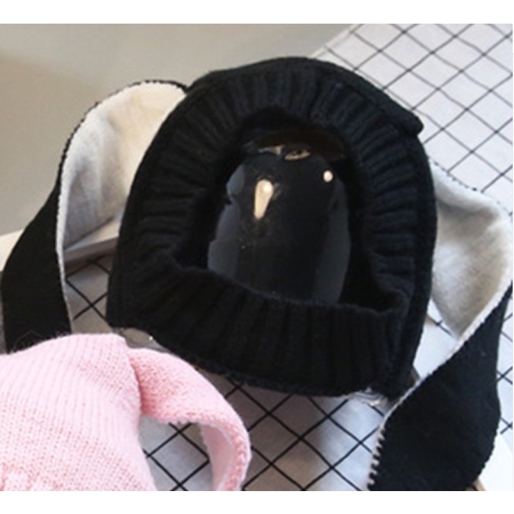 Mũ len giữ ấm, tai thỏ dài ngộ nghĩnh đáng yêu cho bé 6 - 36 tháng