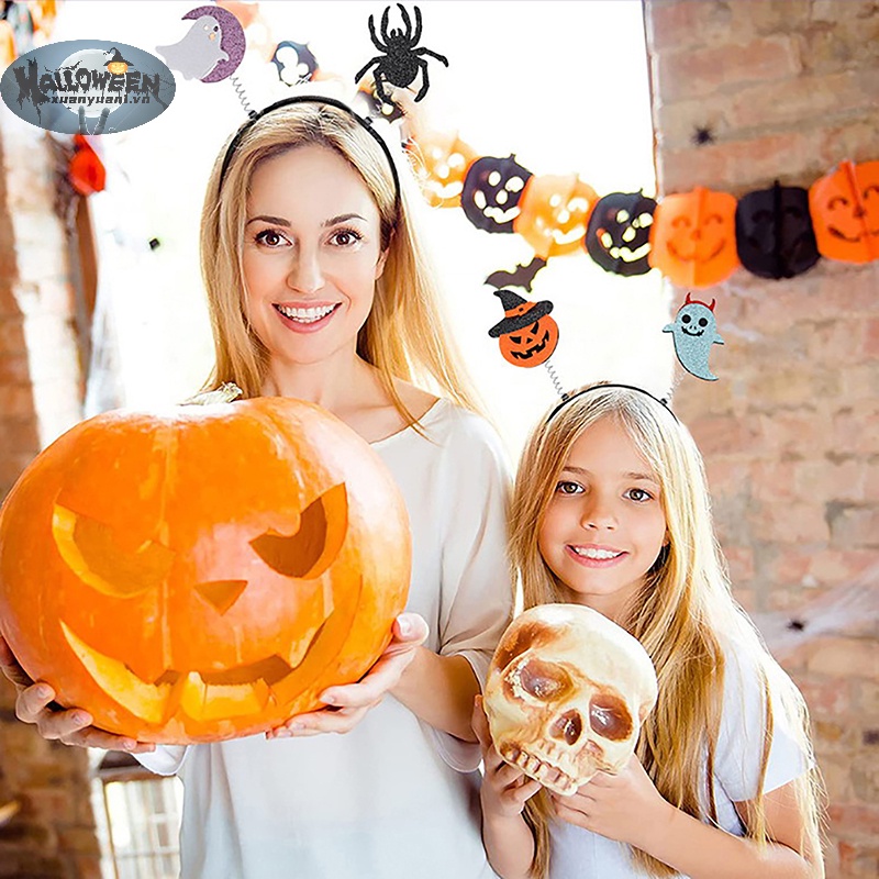 Băng Đô Cài Tóc Hình Nhện / Dơi Độc Đáo Cho Tiệc halloween