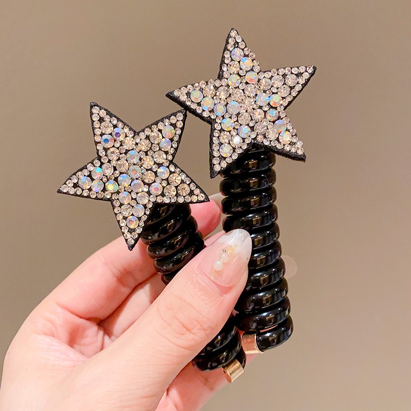 Mới Dây Buộc Tóc Cao Su Co Giãn Dành Cho Trẻ Em