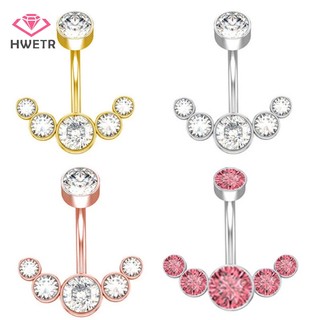 Khuyên Rốn Đính Đá zircon Mới